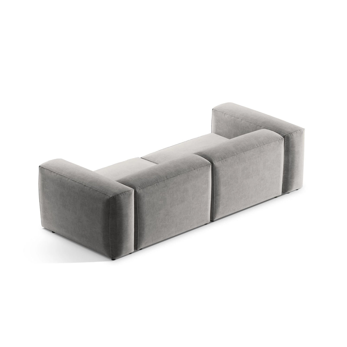 Bergamo 3-Sitzer Sofa aus Strukturierter Stoff in Hellgrau (Liberty 18), 264x108x70 cm von Cosmopolitan Design – Bild 5