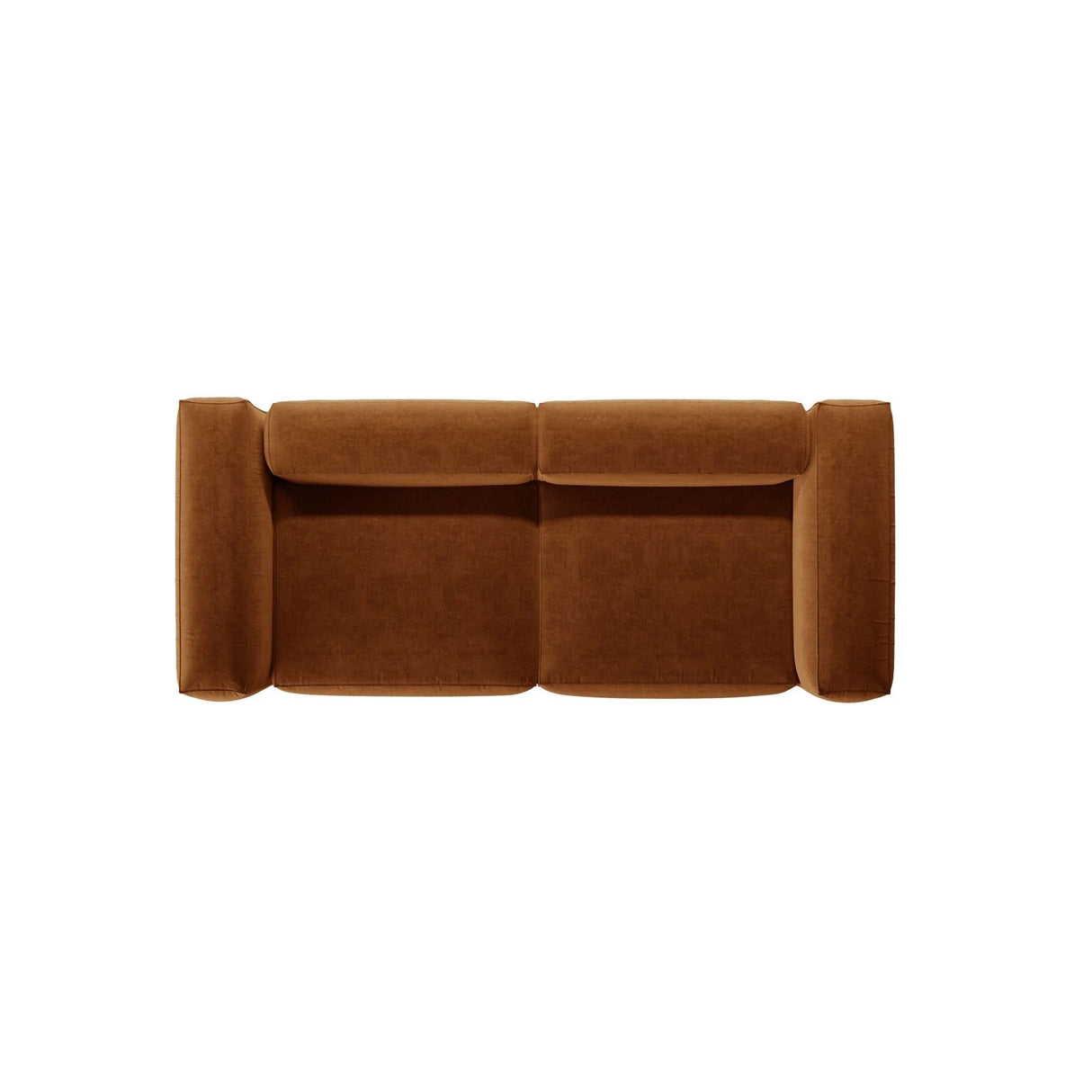 Bergamo 3-Sitzer Sofa aus Strukturierter Stoff in Ziegelstein (Liberty 9), 264x108x70 cm von Cosmopolitan Design – Bild 6
