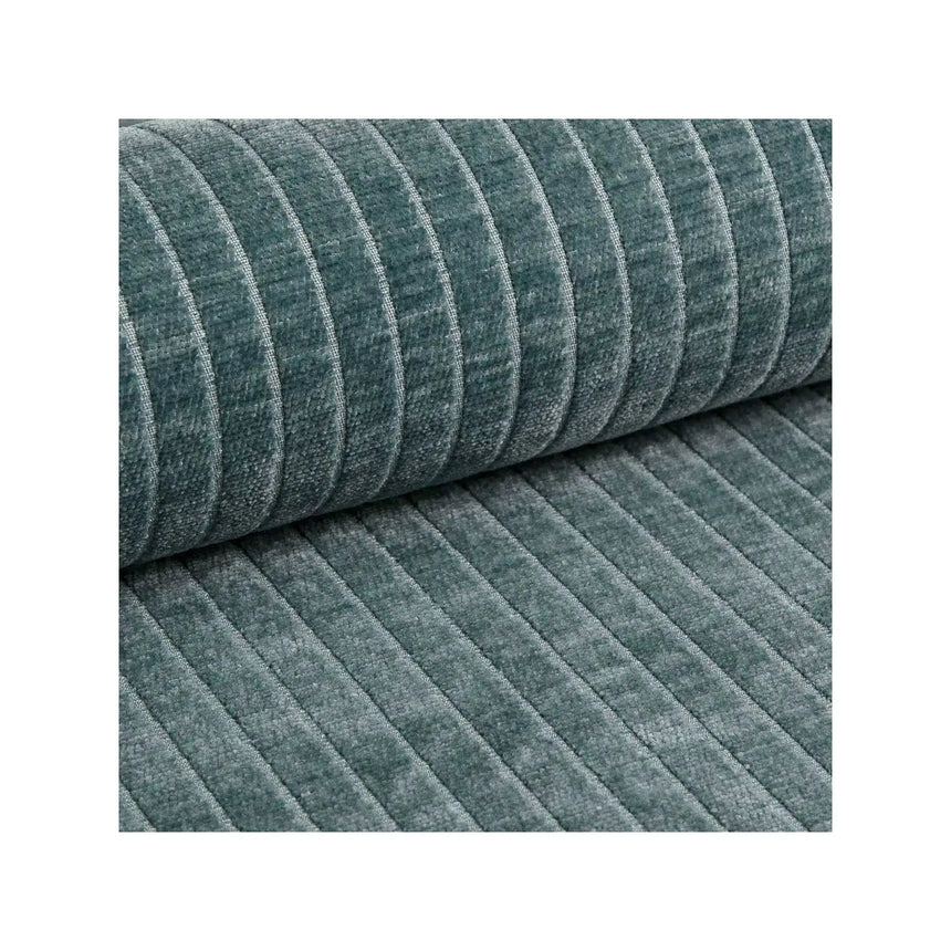 Bergamo 4-Sitzer Ecksofa, Linke Seite, aus Cord in Gedämpftes Blau (Perla 45), 344x152x70 cm von Cosmopolitan Design – Bild 7