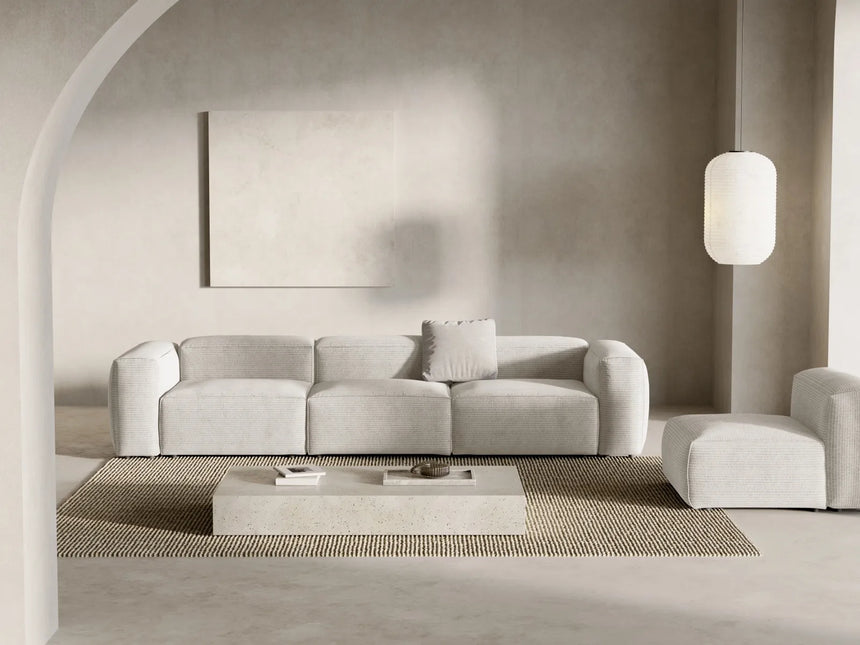 Bergamo 4-Sitzer Sofa aus Cord oder Strukturstoff, 364x108x70 cm von Cosmopolitan Design – Bild 2
