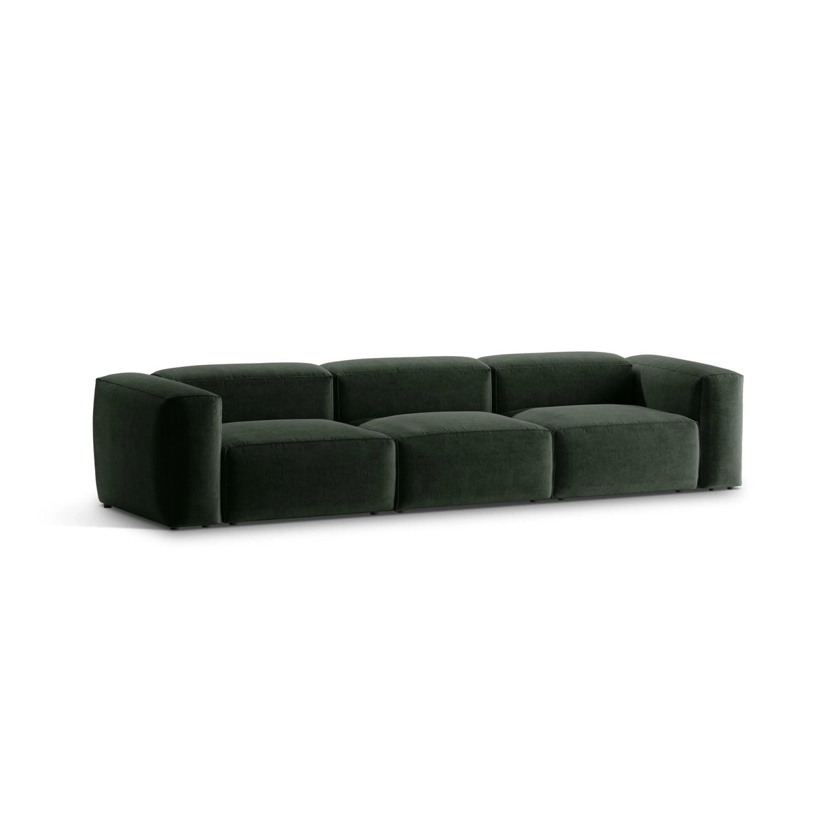 Bergamo 4-Sitzer Sofa aus Strukturierter Stoff in Moosgrün (Liberty 12), 364x108x70 cm von Cosmopolitan Design – Bild 4