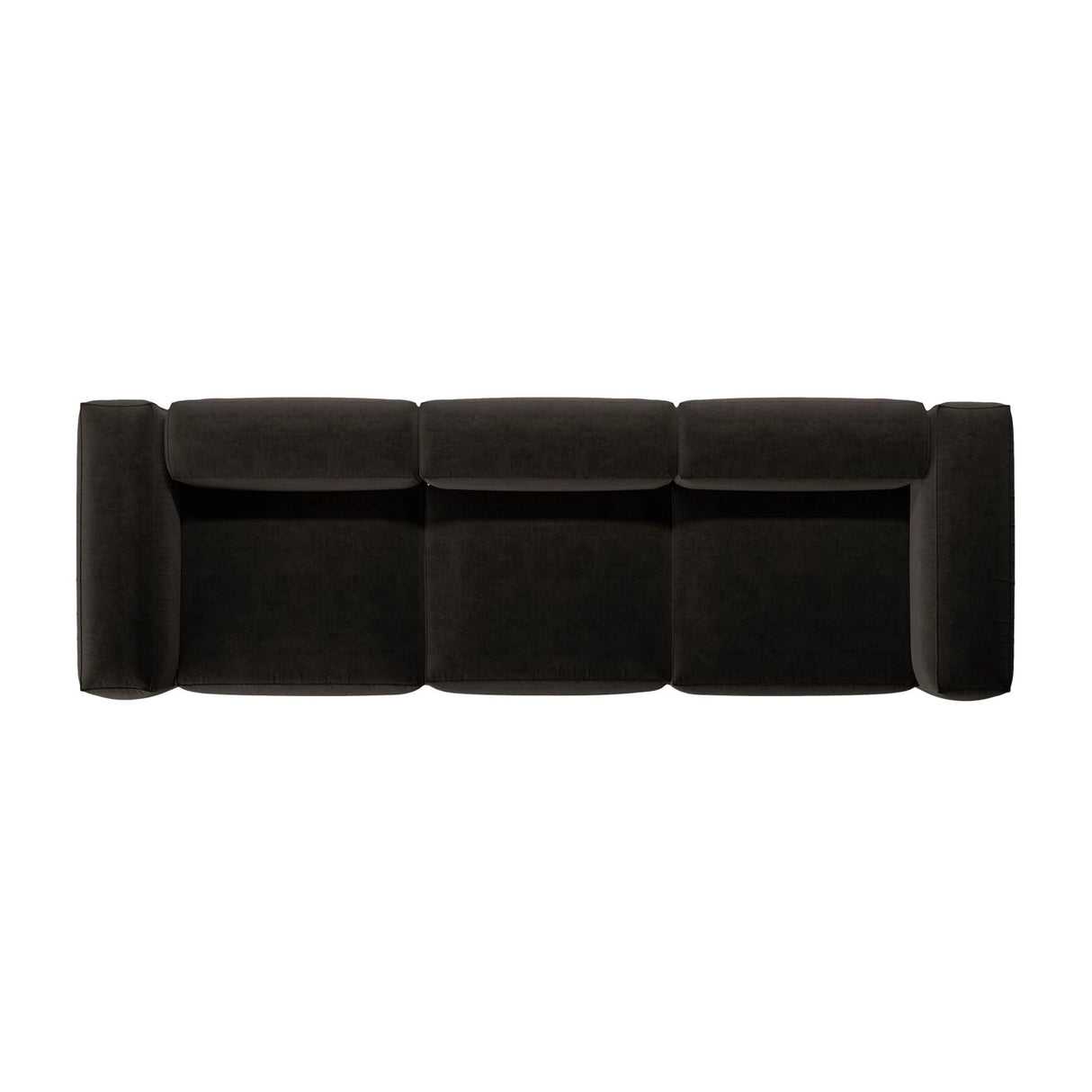 Bergamo 4-Sitzer Sofa aus Strukturierter Stoff in Schwarz (Liberty 22), 364x108x70 cm von Cosmopolitan Design – Bild 6