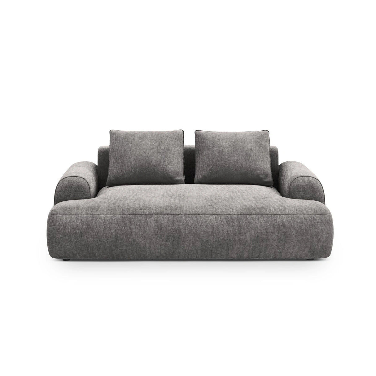 Calma 2-Sitzer Sofa aus Samt in Grau (Vogue 15), 175x100x84 cm von Cosmopolitan Design – Bild 1