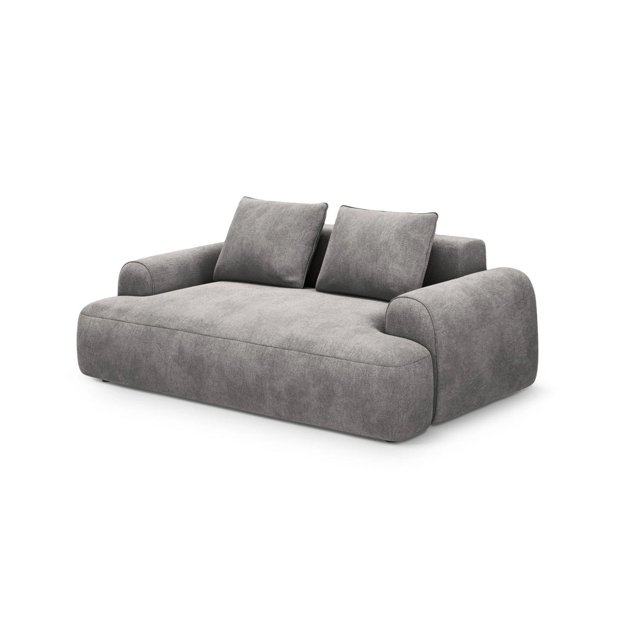 Calma 2-Sitzer Sofa aus Samt in Grau (Vogue 15), 175x100x84 cm von Cosmopolitan Design – Bild 3