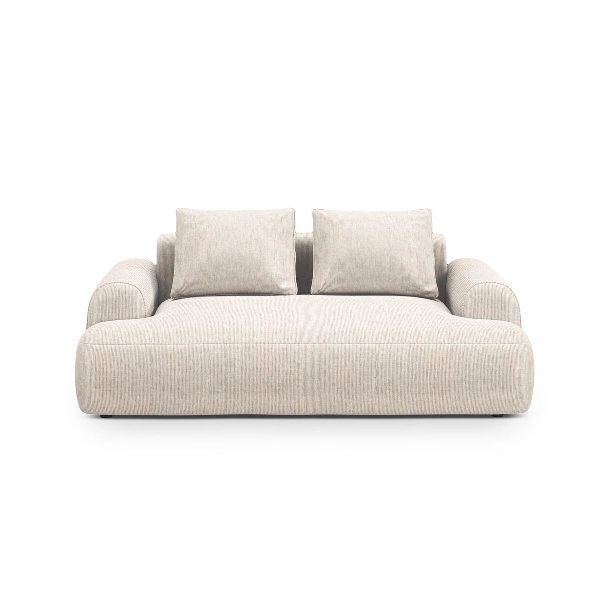 Calma 2-Sitzer Sofa aus Strukturierter Stoff in Hellbeige (Baltimore Sand), 175x100x84 cm von Cosmopolitan Design – Bild 1