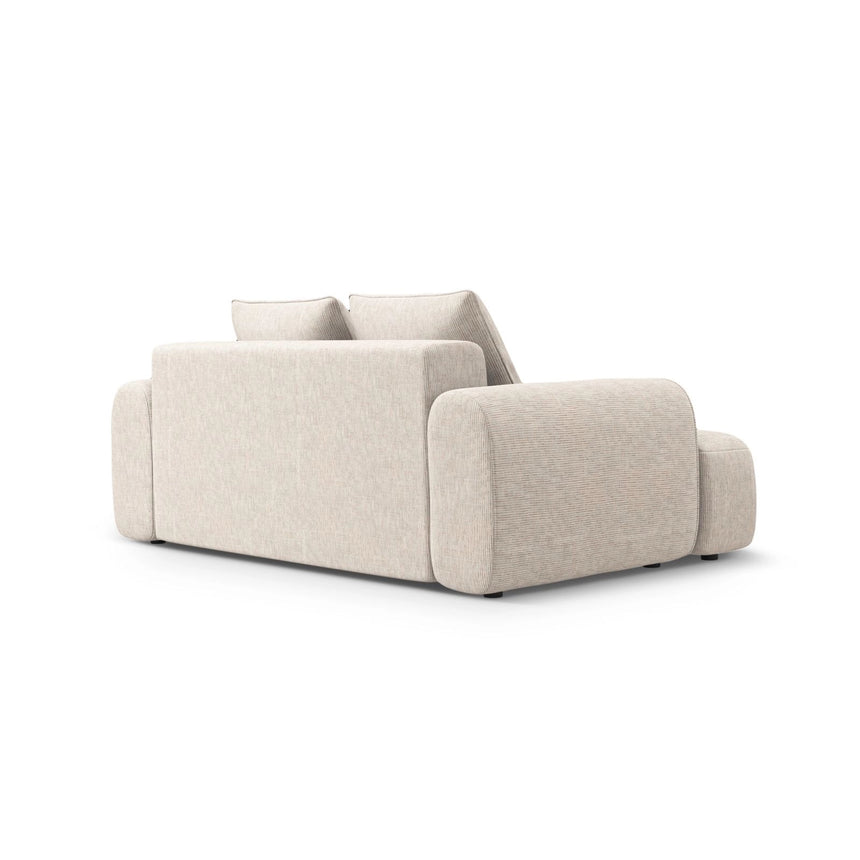 Calma 2-Sitzer Sofa aus Strukturierter Stoff in Hellbeige (Baltimore Sand), 175x100x84 cm von Cosmopolitan Design – Bild 4