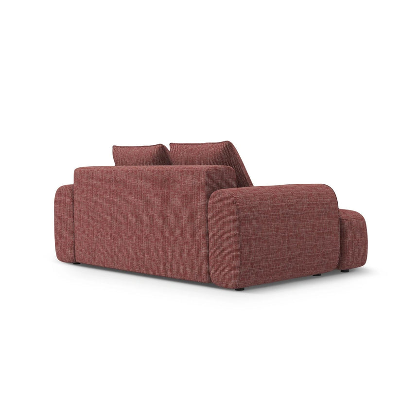 Calma 2-Sitzer Sofa aus Strukturierter Stoff in Rot (Baltimore Marsala), 175x100x84 cm von Cosmopolitan Design – Bild 4