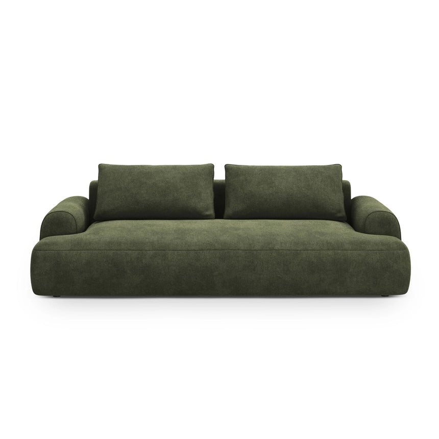 Calma 3-Sitzer Sofa aus Samt in Grün (Vogue 11), 200x100x84 cm von Cosmopolitan Design – Bild 1