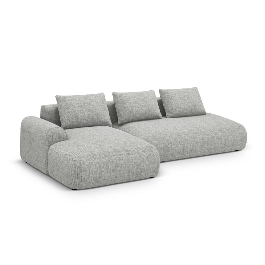 Calma 5-Sitzer Ecksofa mit Schlaffunktion und Stauraum, Linke Seite, aus Strukturierter Stoff in Olive (Baltimore Pistachio), 275x142x84 cm von Cosmopolitan Design – Bild 3