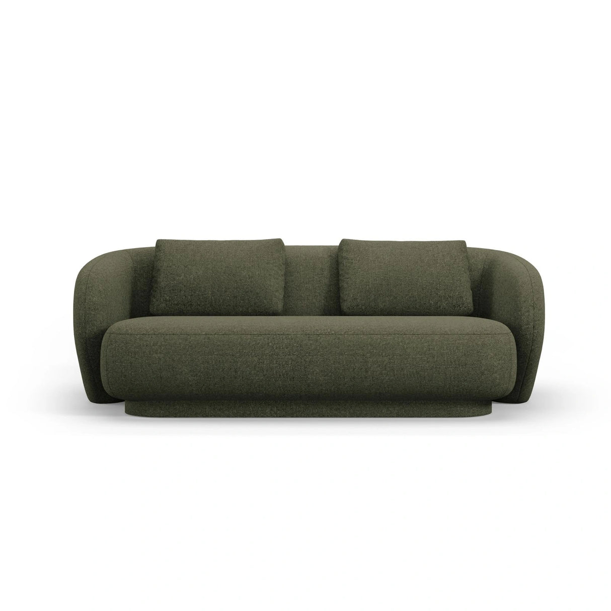 Camden 2-Sitzer Sofa aus Chenille in Grün meliert (Legacy 10 Olive), 169x102x72 cm von Cosmopolitan Design – Bild 3
