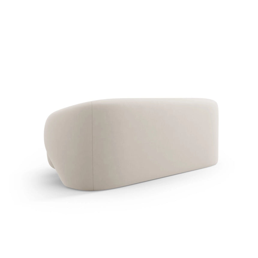Camden 2-Sitzer Sofa aus Samt in Ecru (Casino Sand), 169x102x72 cm von Cosmopolitan Design – Bild 4