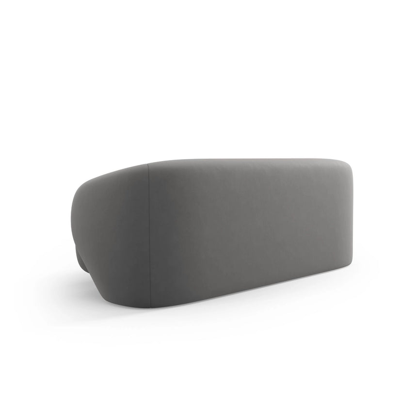 Camden 2-Sitzer Sofa aus Samt in Warmes Grau (Casino Anthracite), 169x102x72 cm von Cosmopolitan Design – Bild 4
