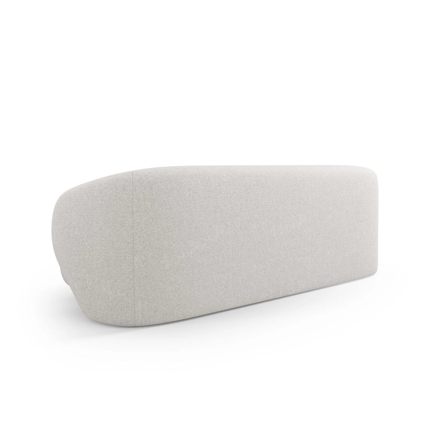 Camden 3-Sitzer Sofa aus Chenille in Silber meliert (Legacy 20 Silver), 204x102x72 cm von Cosmopolitan Design – Bild 4