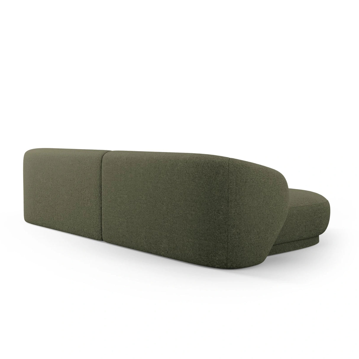 Camden 4-Sitzer Ecksofa, Linke Seite, aus Chenille in Grün meliert (Legacy 10 Olive), 289x177x72 cm von Cosmopolitan Design – Bild 5