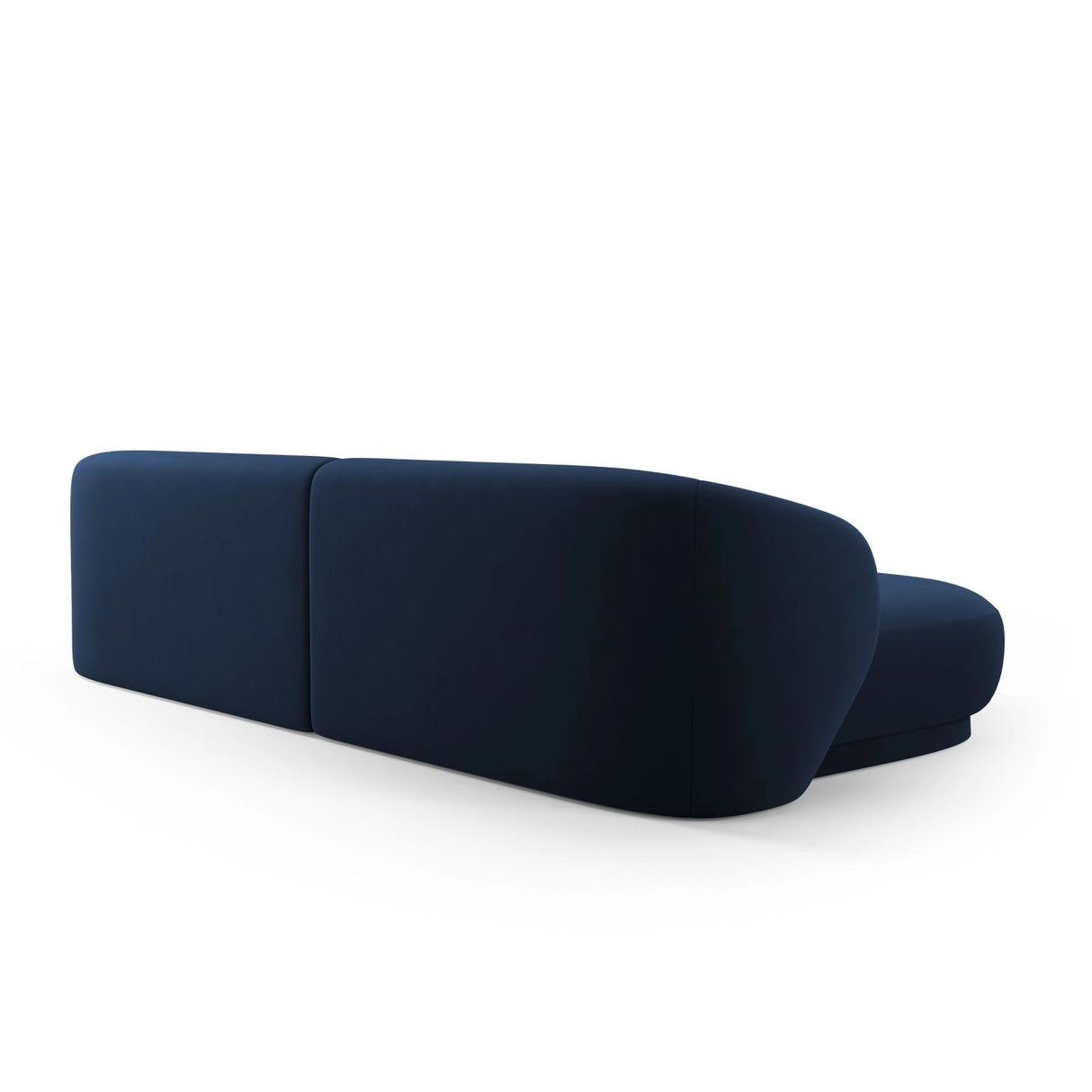 Camden 4-Sitzer Ecksofa, Linke Seite, aus Samt in Königsblau (Casino Deep Blue), 289x177x72 cm von Cosmopolitan Design – Bild 5