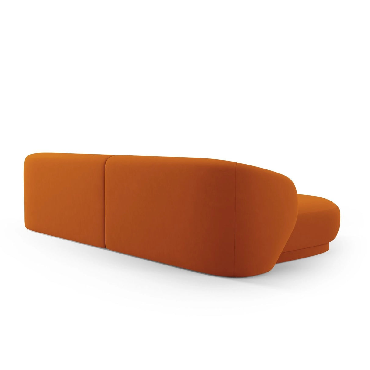 Camden 4-Sitzer Ecksofa, Linke Seite, aus Samt in Terrakotta (Casino Terracota), 289x177x72 cm von Cosmopolitan Design – Bild 5