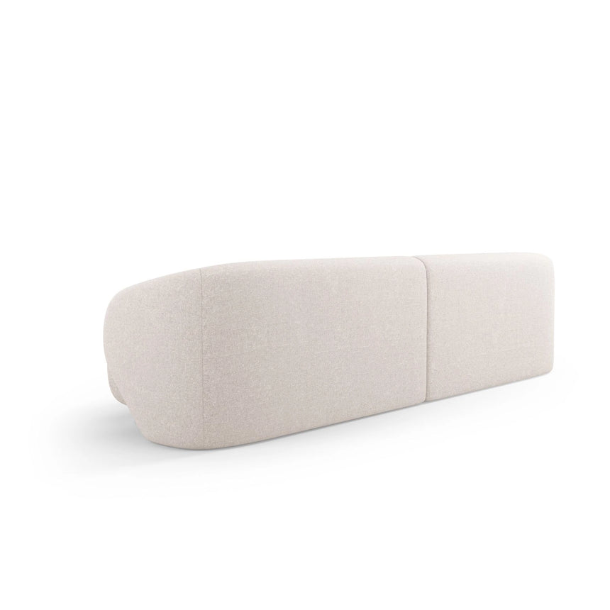 Camden 4-Sitzer Sofa aus Chenille in Beige meliert (Legacy 15 Dove), 304x102x72 cm von Cosmopolitan Design – Bild 4