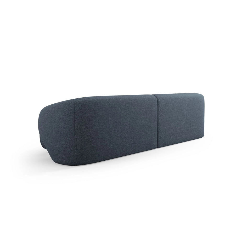 Camden 4-Sitzer Sofa aus Chenille in Blau meliert (Legacy 13 Deep Blue), 304x102x72 cm von Cosmopolitan Design – Bild 4