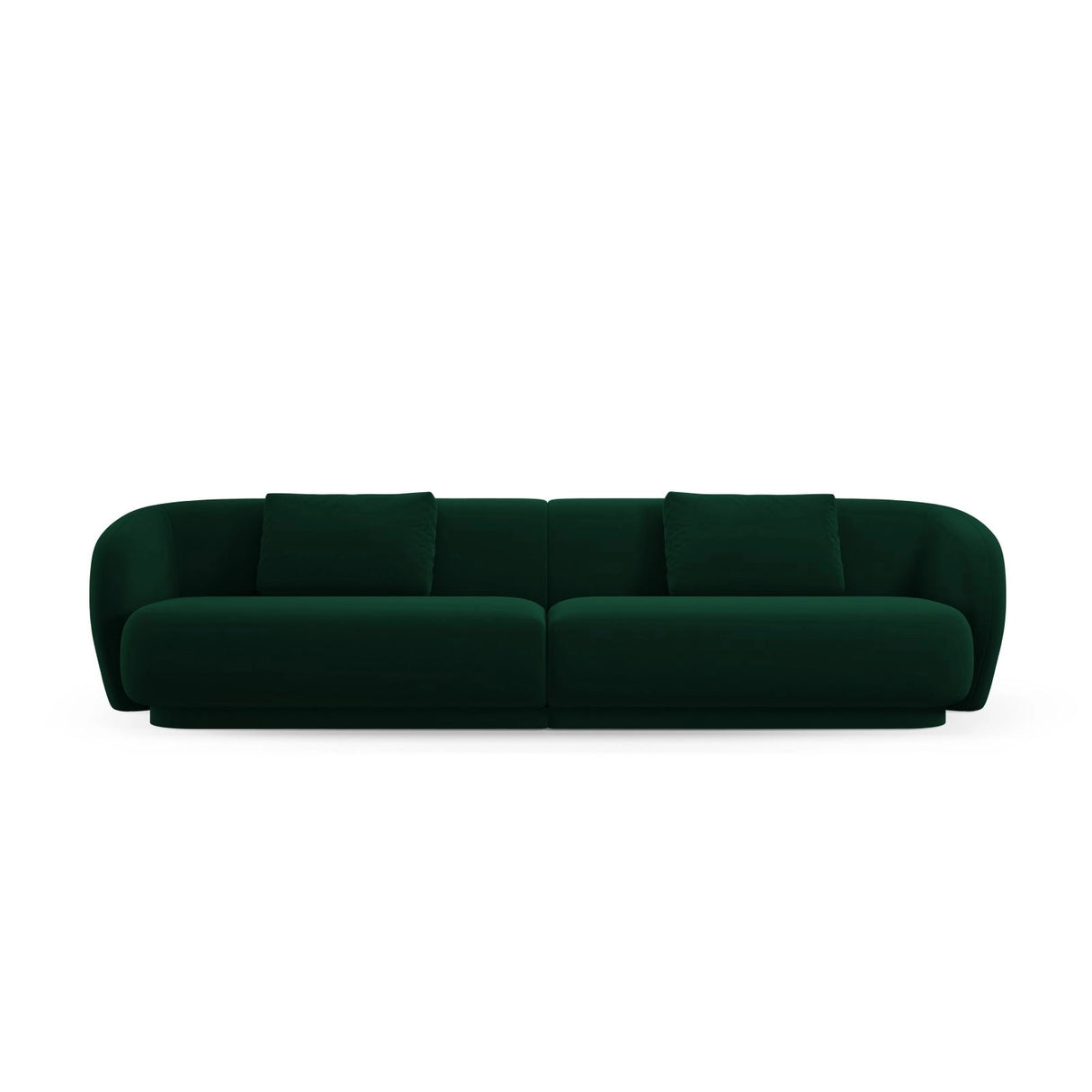 Camden 4-Sitzer Sofa aus Samt in Flaschengrün (Casino Deep Green), 304x102x72 cm von Cosmopolitan Design – Bild 3