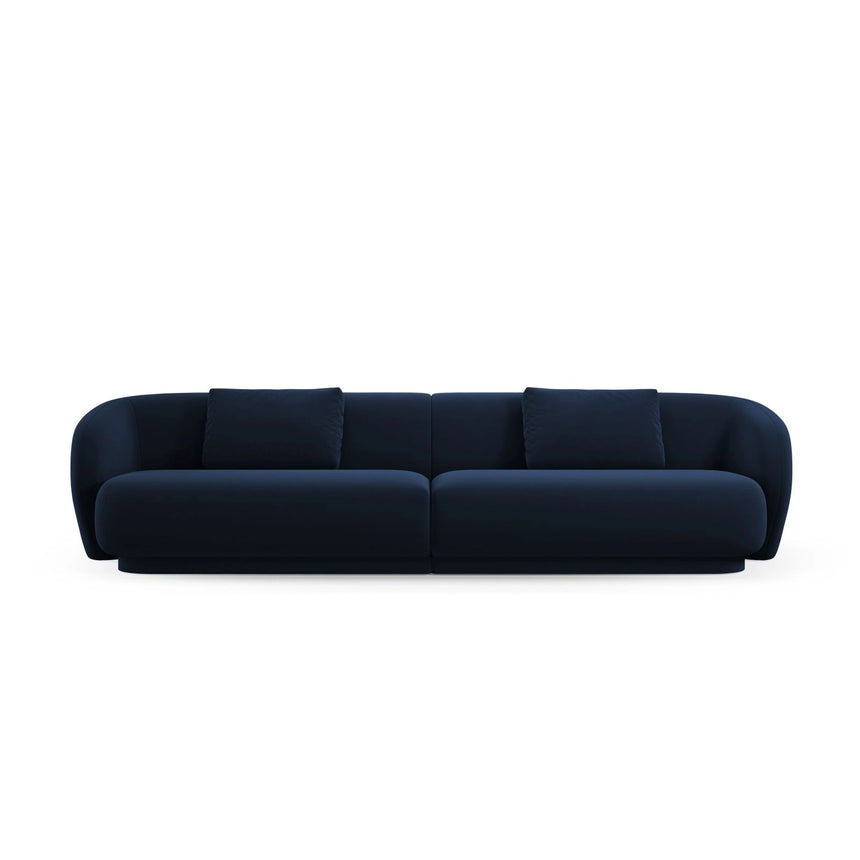 Camden 4-Sitzer Sofa aus Samt in Königsblau (Casino Deep Blue), 304x102x72 cm von Cosmopolitan Design – Bild 3