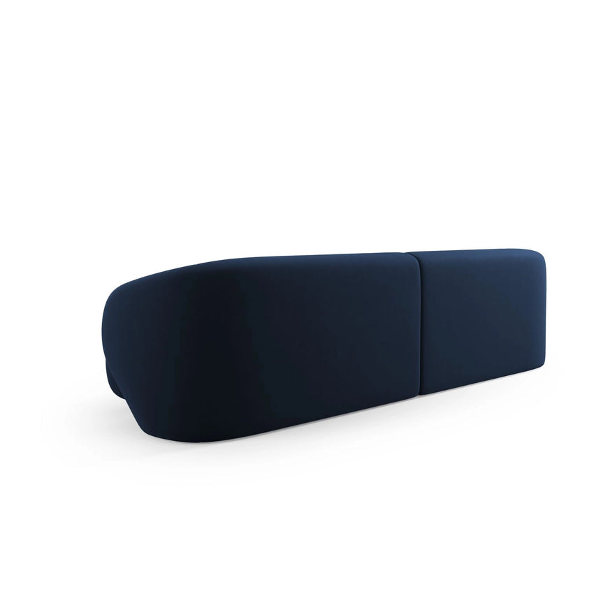 Camden 4-Sitzer Sofa aus Samt in Königsblau (Casino Deep Blue), 304x102x72 cm von Cosmopolitan Design – Bild 4