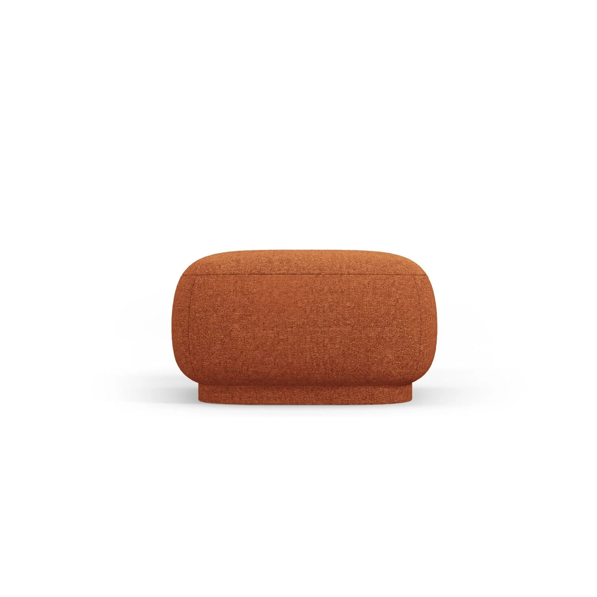Camden Pouf aus Chenille in Terracotta Melange (Legacy 6 Deep Terra), 65x65x39 cm von Cosmopolitan Design – Bild 4
