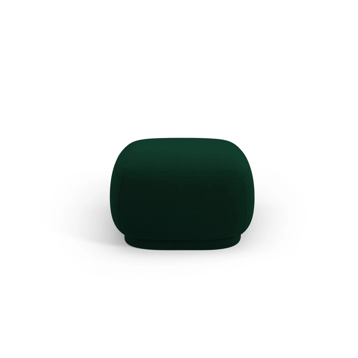 Camden Pouf aus Samt in Flaschengrün (Casino Deep Green), 65x65x39 cm von Cosmopolitan Design – Bild 3