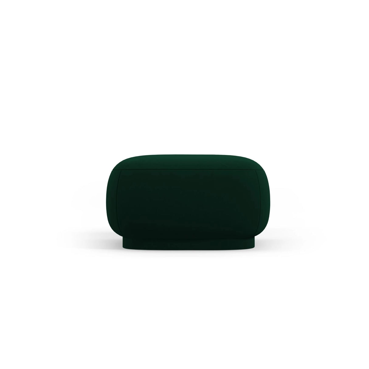 Camden Pouf aus Samt in Flaschengrün (Casino Deep Green), 65x65x39 cm von Cosmopolitan Design – Bild 4
