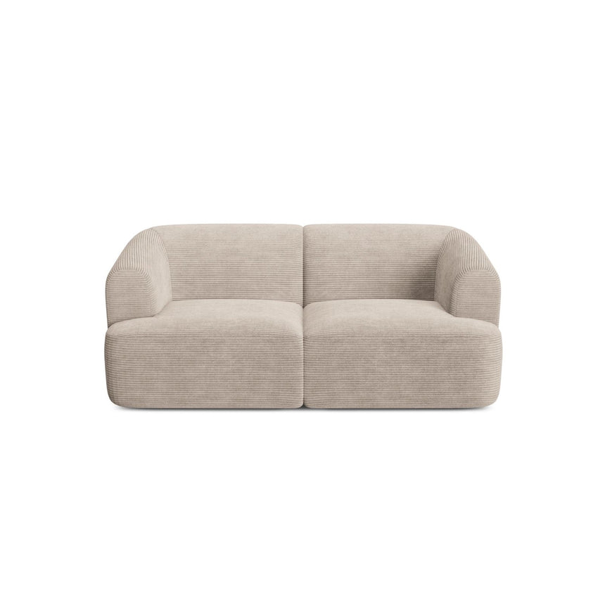 Campi 2-Sitzer Sofa aus Cord in Cappuccino (Lincoln 09D), 180x90x70 cm von Cosmopolitan Design – Bild 4