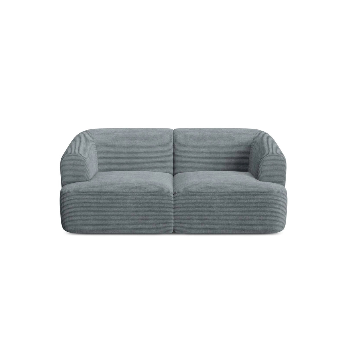 Campi 2-Sitzer Sofa aus Cord in Dunkelgrau (Lincoln 94D), 180x90x70 cm von Cosmopolitan Design – Bild 4