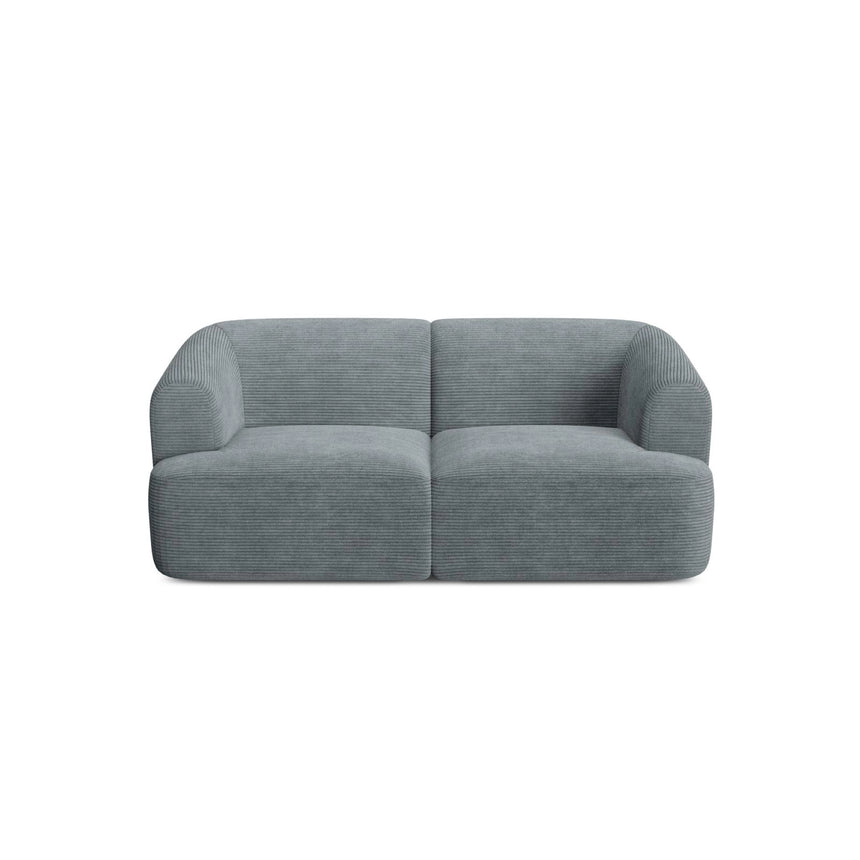 Campi 2-Sitzer Sofa aus Cord in Dunkelgrau (Lincoln 94D), 180x90x70 cm von Cosmopolitan Design – Bild 4