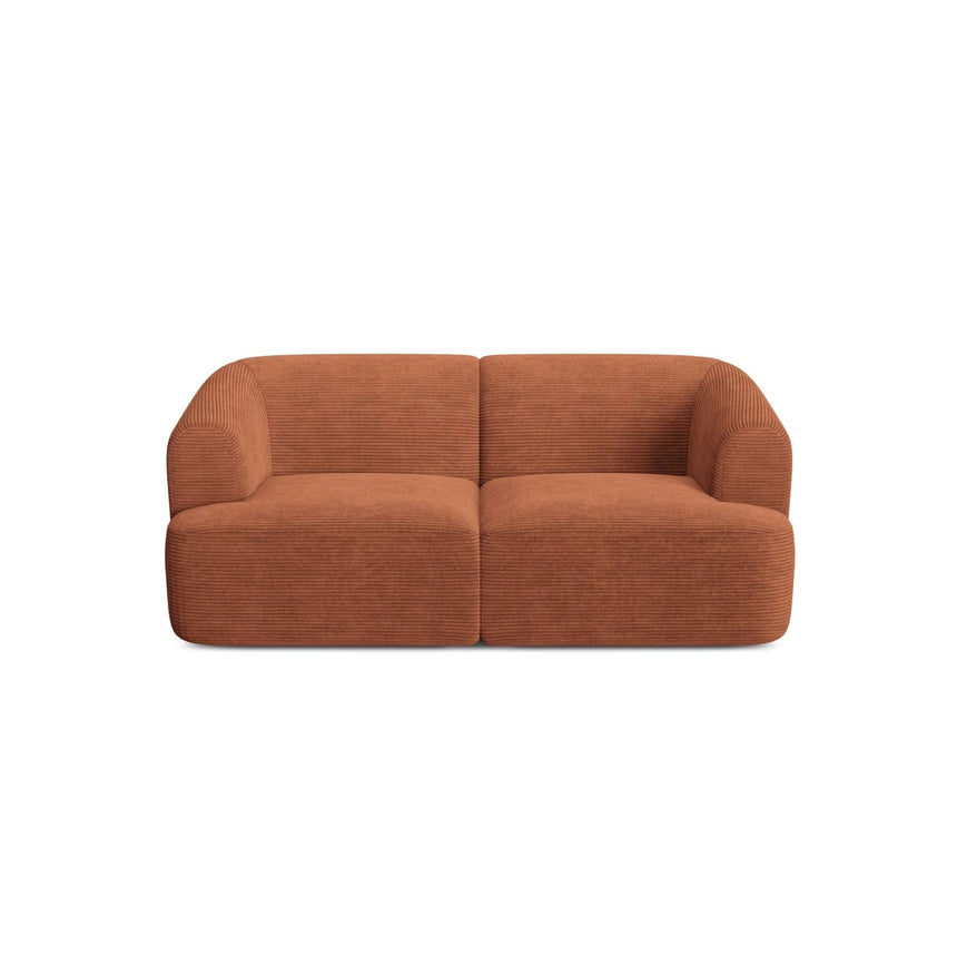 Campi 2-Sitzer Sofa aus Cord in Terrakotta (Lincoln 52D), 180x90x70 cm von Cosmopolitan Design – Bild 4
