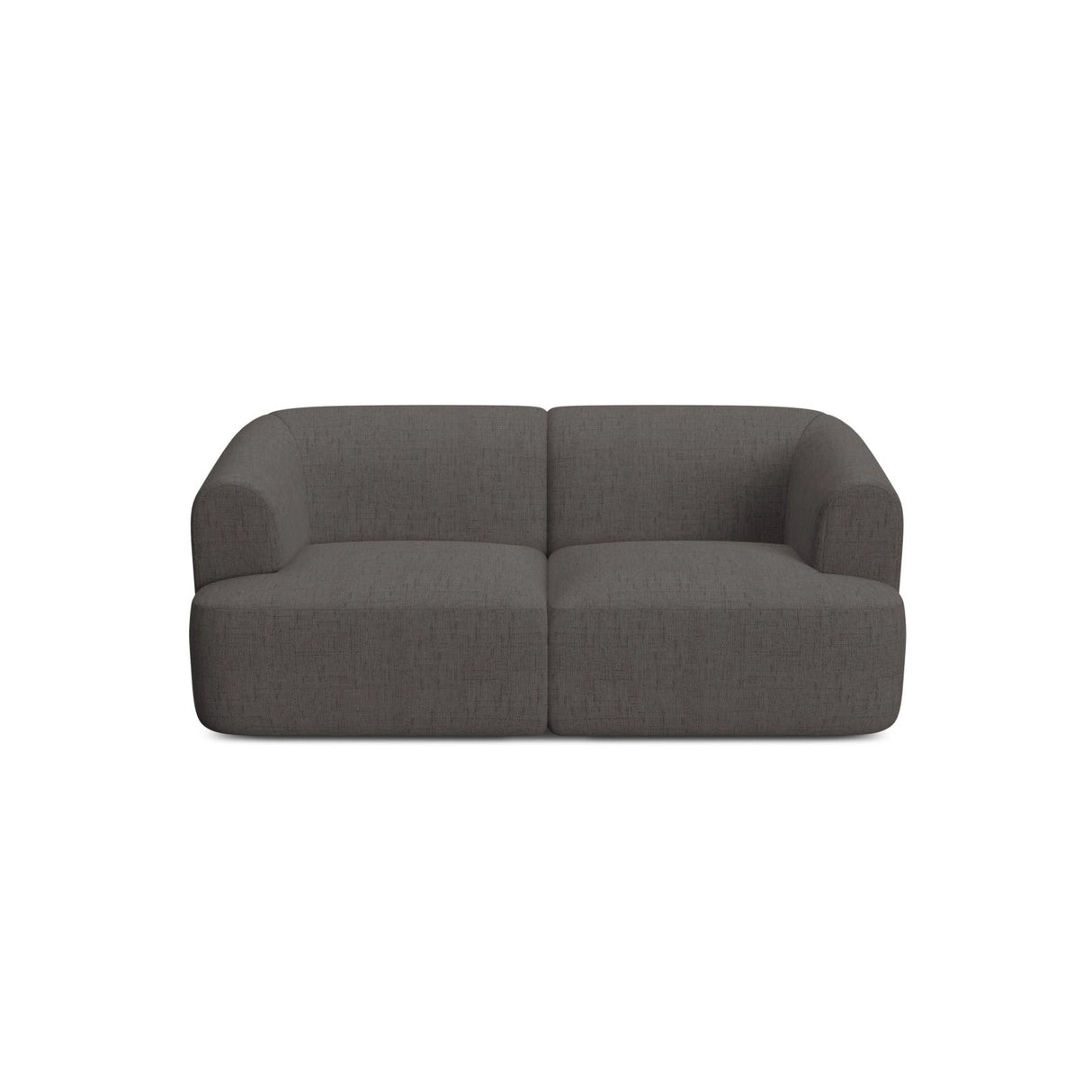 Campi 2-Sitzer Sofa aus Strukturierter Stoff in Grau (Moly 85), 180x90x70 cm von Cosmopolitan Design – Bild 4
