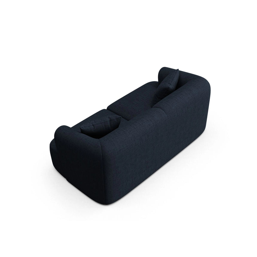 Campi 2-Sitzer Sofa aus Strukturierter Stoff in Königsblau (Moly 79), 180x90x70 cm von Cosmopolitan Design – Bild 5
