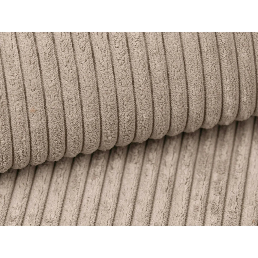 Campi 3-Sitzer Sofa aus Cord in Cappuccino (Lincoln 09D), 220x90x70 cm von Cosmopolitan Design – Bild 6