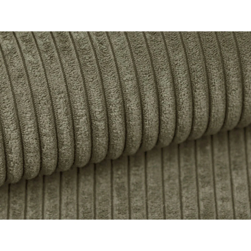Campi 3-Sitzer Sofa aus Cord in Moosgrün (Lincoln 37D), 220x90x70 cm von Cosmopolitan Design – Bild 6