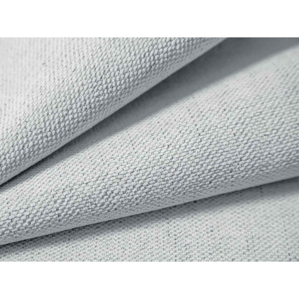 Campi 4-Sitzer Ecksofa, Linke Seite, aus Strukturierter Stoff in Hellgrau (Moly 70), 256x156x70 cm von Cosmopolitan Design – Bild 6