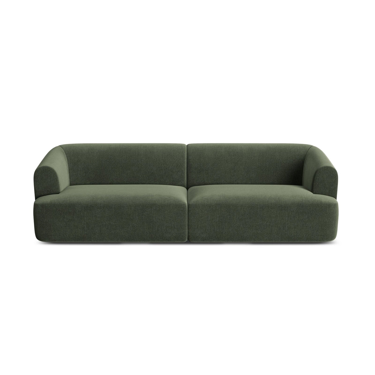 Campi 4-Sitzer Sofa aus Samt in Grün (Vogue 11), 255x90x70 cm von Cosmopolitan Design – Bild 5