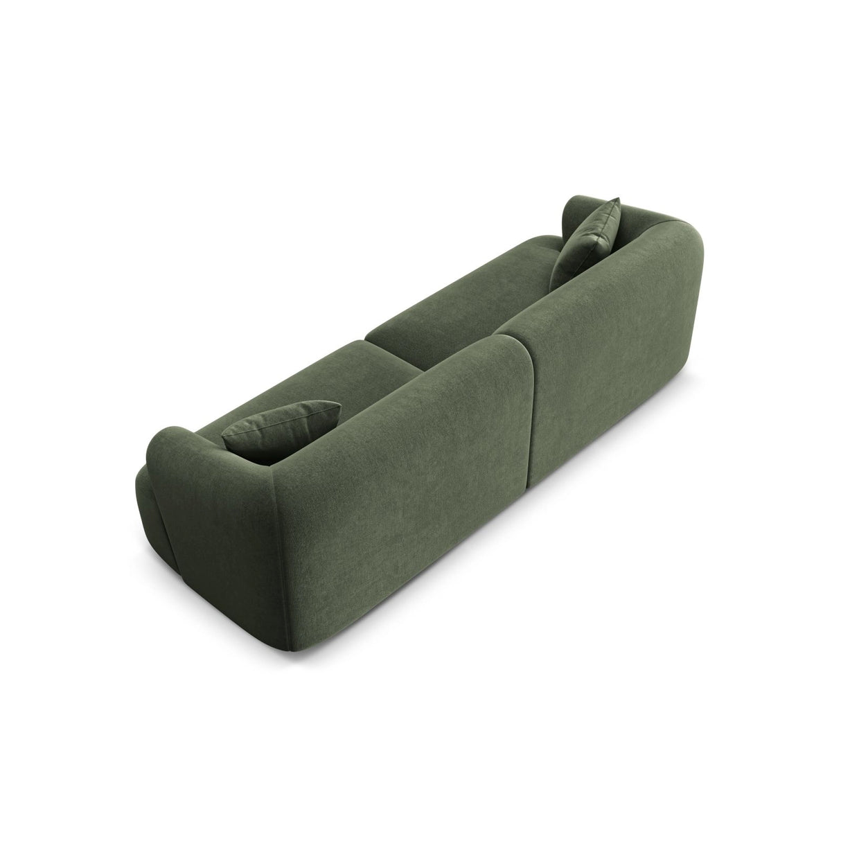 Campi 4-Sitzer Sofa aus Samt in Grün (Vogue 11), 255x90x70 cm von Cosmopolitan Design – Bild 6