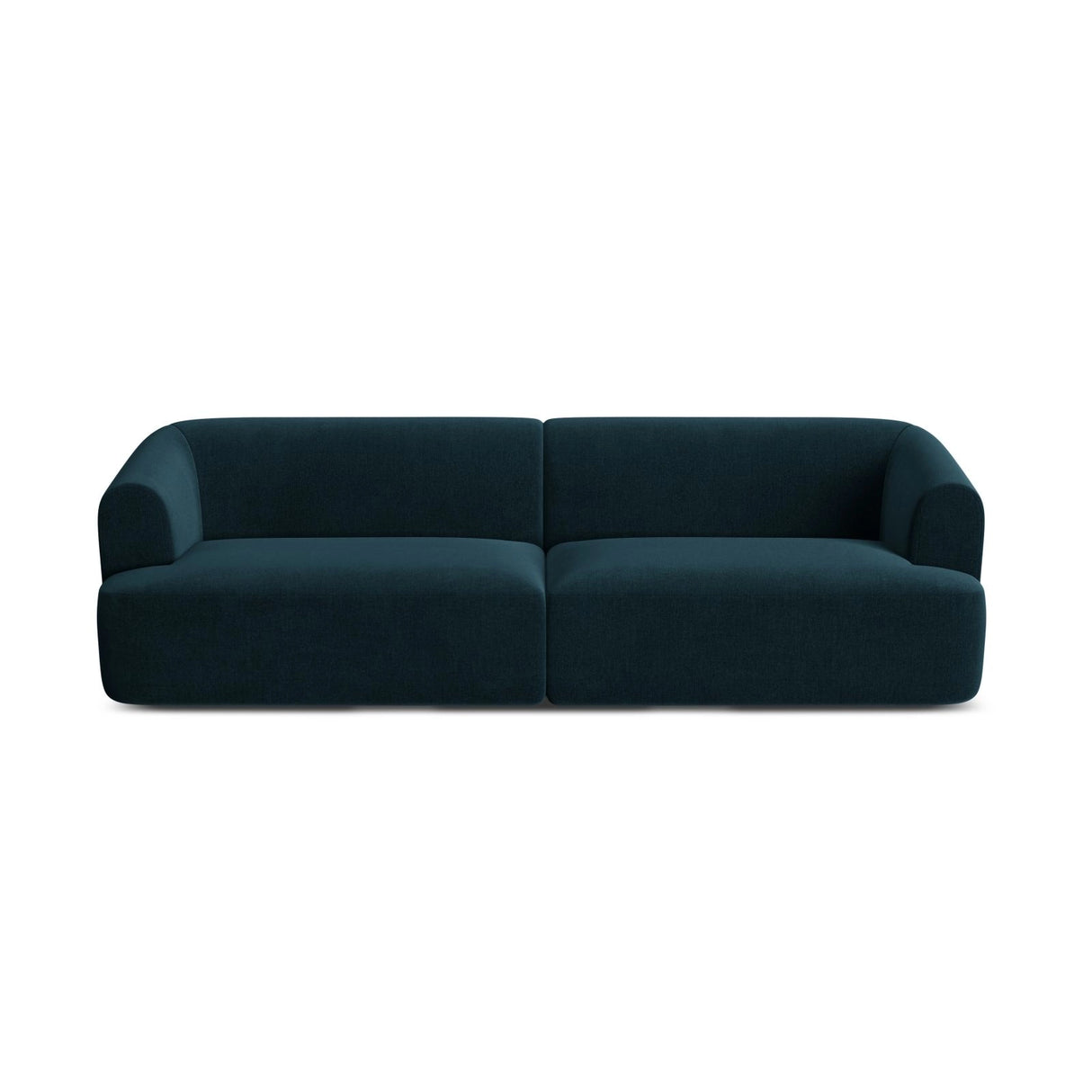Campi 4-Sitzer Sofa aus Samt in Tiefes Petrol (Vogue 13), 255x90x70 cm von Cosmopolitan Design – Bild 5