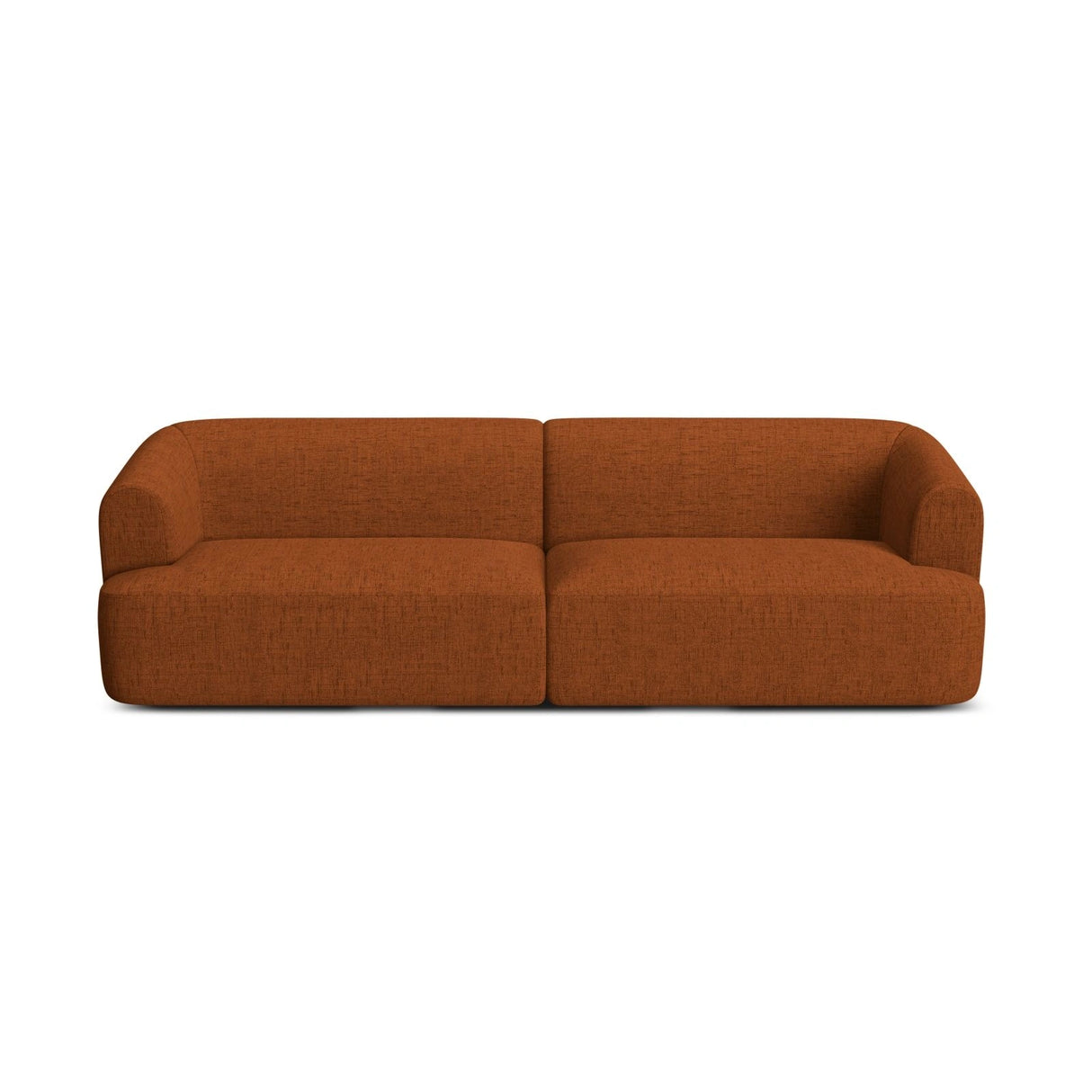 Campi 4-Sitzer Sofa aus Strukturierter Stoff in Ziegelstein (Moly 54), 255x90x70 cm von Cosmopolitan Design – Bild 5