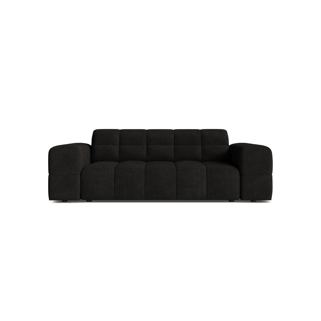 Chicago 2-Sitzer Sofa aus Chenille in Anthrazit (Eden 21 Black), 178x102 cm von Cosmopolitan Design – Bild 1