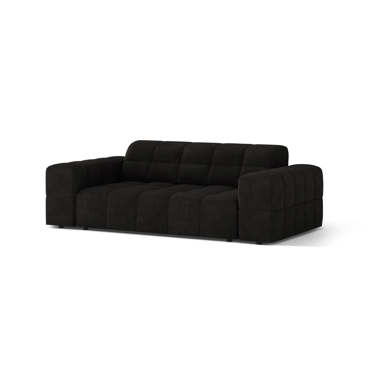 Chicago 2-Sitzer Sofa aus Chenille in Anthrazit (Eden 21 Black), 178x102 cm von Cosmopolitan Design – Bild 3