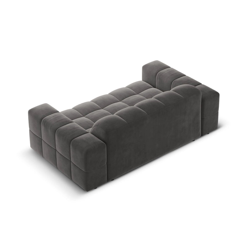 Chicago 2-Sitzer Sofa aus Samt in Grau (Bluvel 14), 175x102x70 cm von Cosmopolitan Design – Bild 5