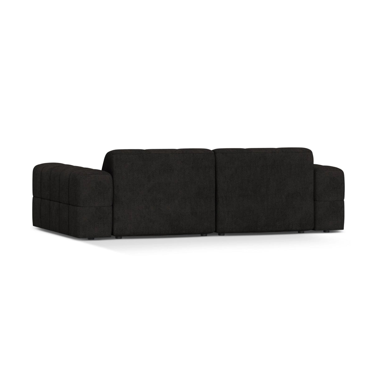 Chicago 3-Sitzer Sofa aus Chenille in Anthrazit (Eden 21 Black), 212x102 cm von Cosmopolitan Design – Bild 4