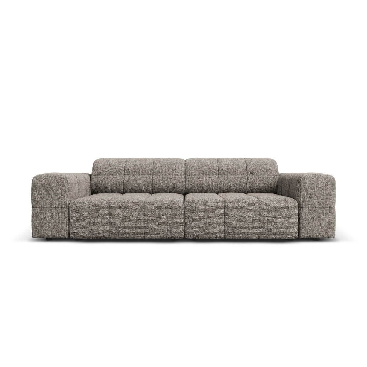 Chicago 3-Sitzer Sofa aus Chenille in Grau (Haga 16), 204x102x70 cm von Cosmopolitan Design – Bild 1