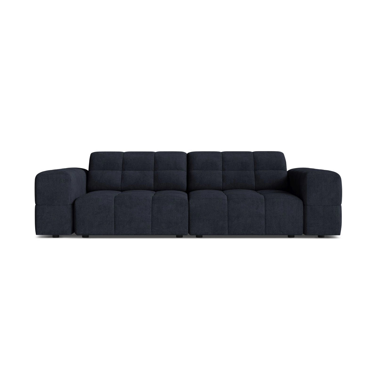 Chicago 3-Sitzer Sofa aus Chenille in Marineblau (Eden 16 Deep Blue), 212x102 cm von Cosmopolitan Design – Bild 1