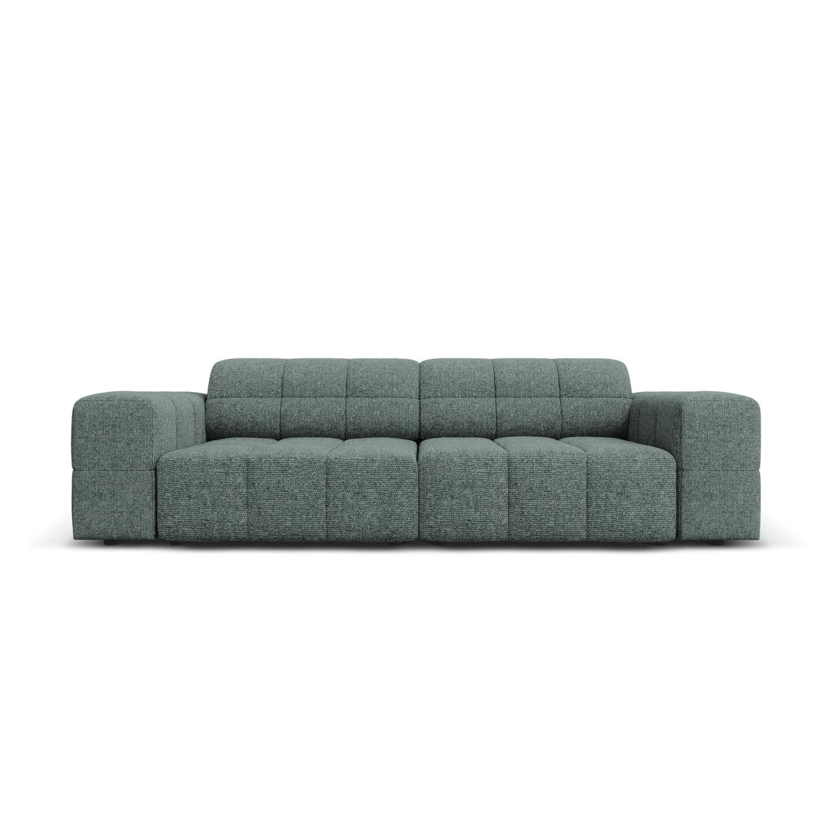 Chicago 3-Sitzer Sofa aus Chenille in Petrol (Haga 78), 204x102x70 cm von Cosmopolitan Design – Bild 1