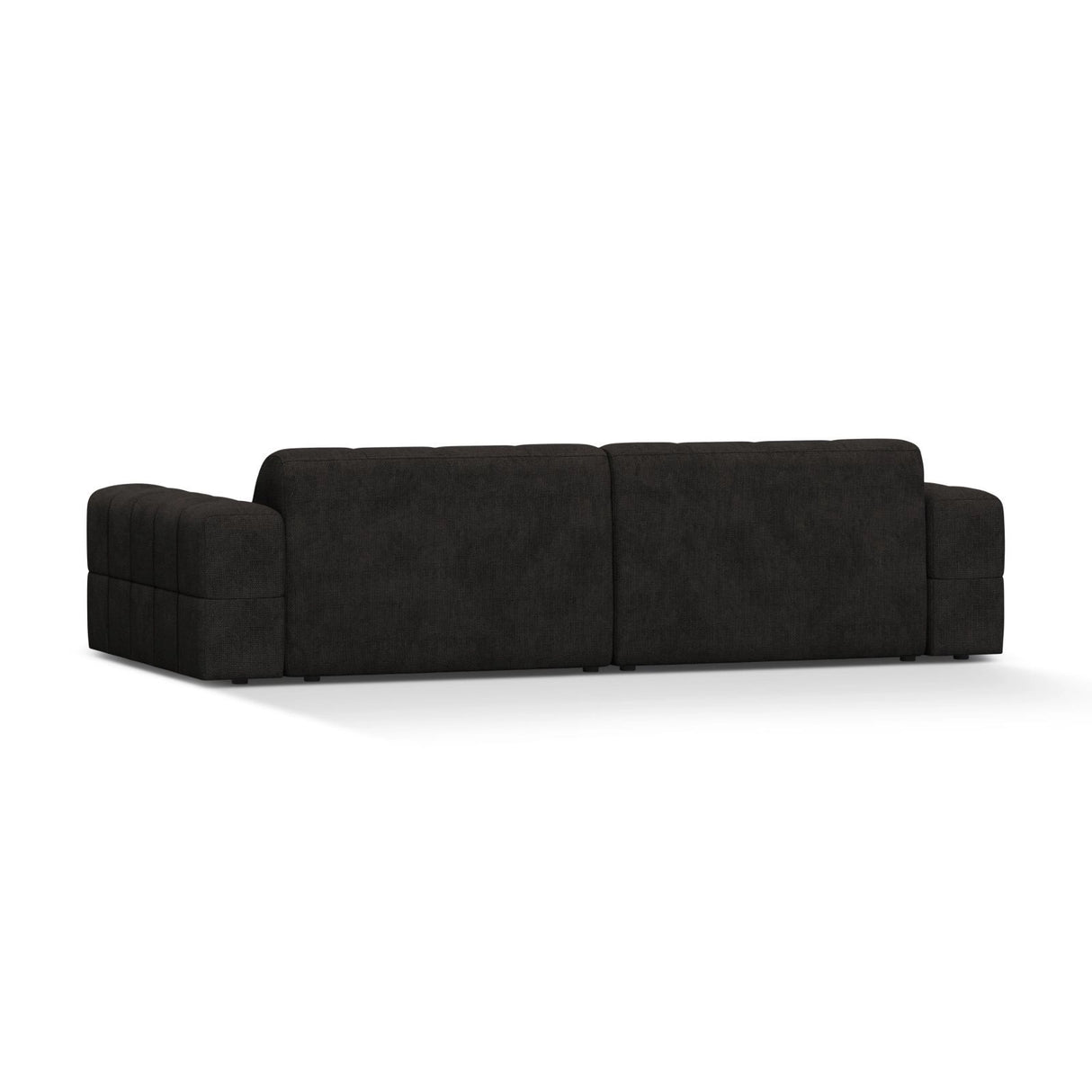 Chicago 4-Sitzer Sofa aus Chenille in Anthrazit (Eden 21 Black), 252x102 cm von Cosmopolitan Design – Bild 4