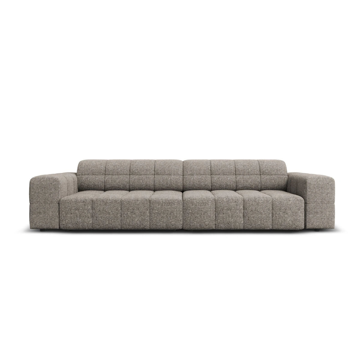 Chicago 4-Sitzer Sofa aus Chenille in Grau (Haga 16), 244x102x70 cm von Cosmopolitan Design – Bild 1